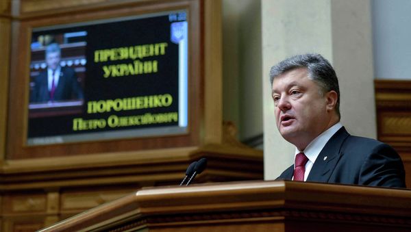 Petró Poroshenko, presidente de Ucrania Petró Poroshenko, presidente de Ucrania - Sputnik Mundo