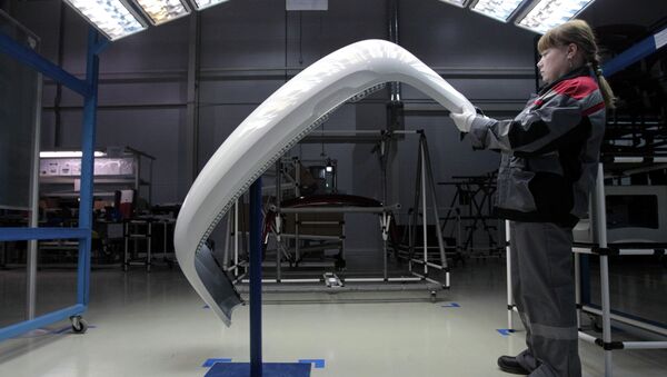 Открытие завода автокомплектующих компании Magna в Калужской области - Sputnik Mundo