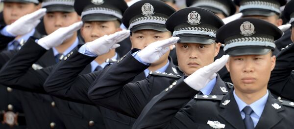 Policía de China en Chenzhou (archivo) - Sputnik Mundo