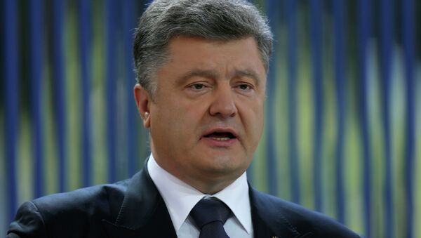 Petró Poroshenko, presidente de Ucrania - Sputnik Mundo