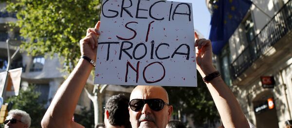 Manifestación en España - Sputnik Mundo