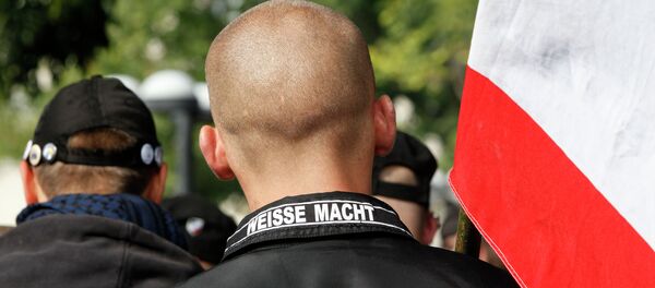 Un neonazi alemán (Archivo) - Sputnik Mundo
