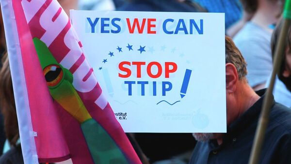 Manifestación contra TTIP - Sputnik Mundo