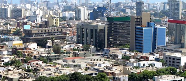 Lima, Peru Skyline Lima, Peru Skyline - Sputnik Mundo
