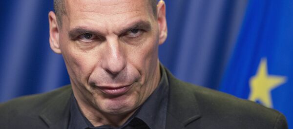 Yanis Varoufakis, Ministro de Finanzas de Grecia, el 27 de junio, 2015 Yanis Varoufakis, Ministro de Finanzas de Grecia, el 27 de junio, 2015 - Sputnik Mundo