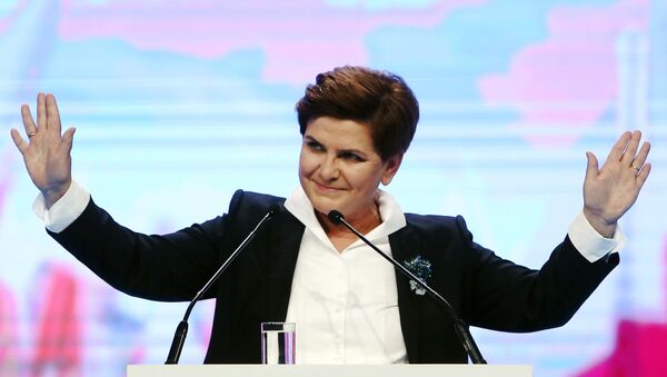 Beata Szydlo, primera ministra de Polonia - Sputnik Mundo