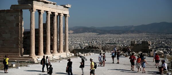 Templo Erecteion en la Acrópolis de Atenas - Sputnik Mundo