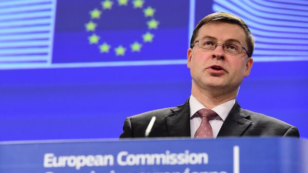 Vicepresidente de la Comisión Europea, Valdis Dombrovskis - Sputnik Mundo