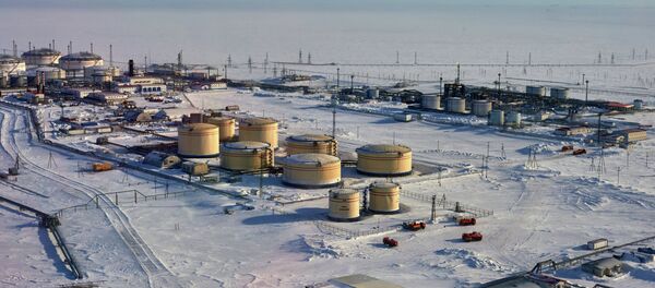 Plataforma petrolera del mar de Pechora - Sputnik Mundo