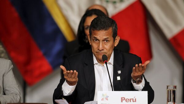 Ollanta Humala, presidente de Perú - Sputnik Mundo