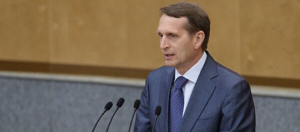 Serguéi Narishkin, presidente de la Duma de Estado - Sputnik Mundo