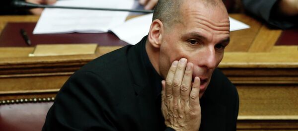 Yanis Varufakis, ministro de Finanzas de Grecia Yanis Varufakis, ministro de Finanzas de Grecia - Sputnik Mundo