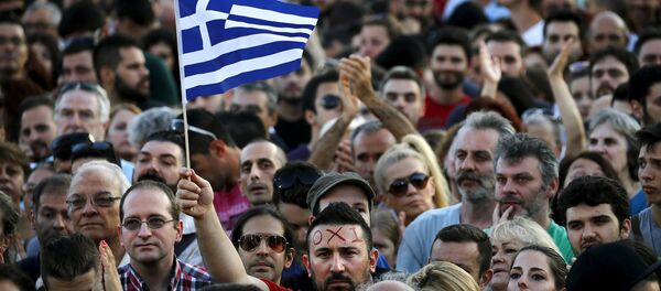 Protestas en Atenas - Sputnik Mundo