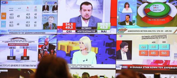 Referéndum en Grecia - Sputnik Mundo