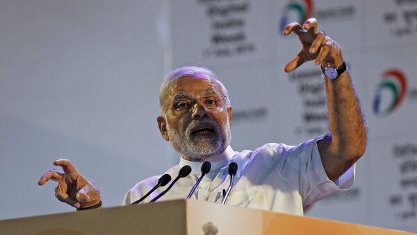 Narendra Modi, primer ministro de la India - Sputnik Mundo