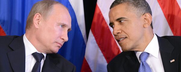 Presidente de Rusia, Vladímir Putin (izda.) y presidente de EEUU, Barack Obama (archivo) Presidente de Rusia, Vladímir Putin (izda.) y presidente de EEUU, Barack Obama (archivo) - Sputnik Mundo