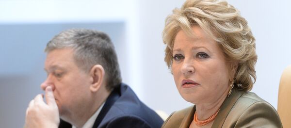 Valentina Matvienko, presidenta del Consejo de la Federación de Rusia - Sputnik Mundo