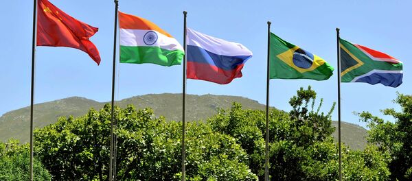 Banderas de los países BRICS Banderas de los países BRICS - Sputnik Mundo