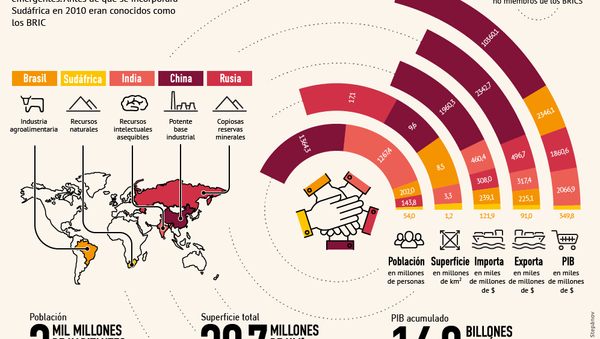 Los BRICS en cifras - Sputnik Mundo