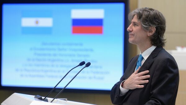 Amado Boudou, vicepresidente de Argentina, el 8 de julio, 2015 - Sputnik Mundo