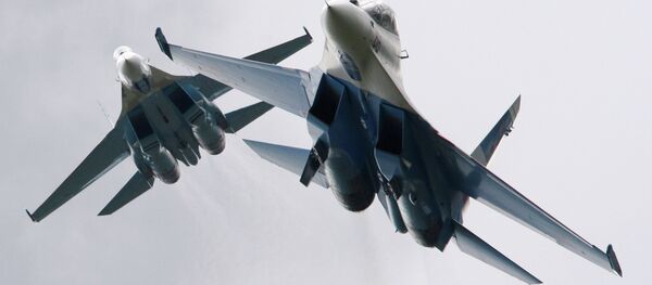 Cazas Su-27 rusos - Sputnik Mundo