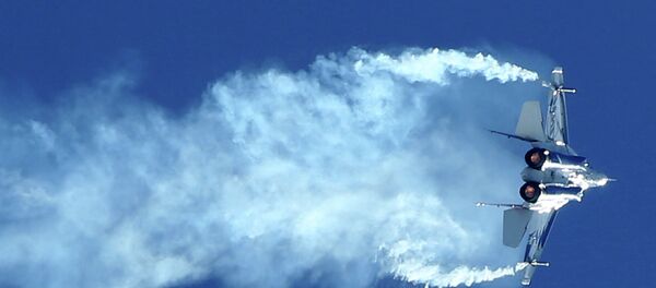 El caza ruso Mig-29 en el Salón Aeronáutico MAKS - Sputnik Mundo