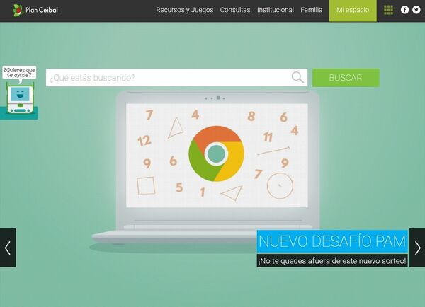 Pagina principal de Plan Ceibal - Sputnik Mundo