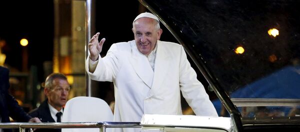 Papa Francisco durante su visita a Bolivia - Sputnik Mundo