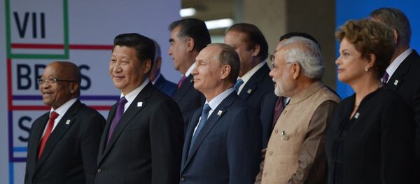 Participantes de la reunión de los jefes de estados de BRICS Participantes de la reunión de los jefes de estados de BRICS - Sputnik Mundo