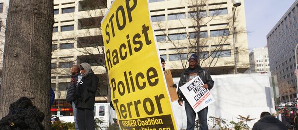 Protesta contra la violencia policial en Washington D.C., EEUU - Sputnik Mundo