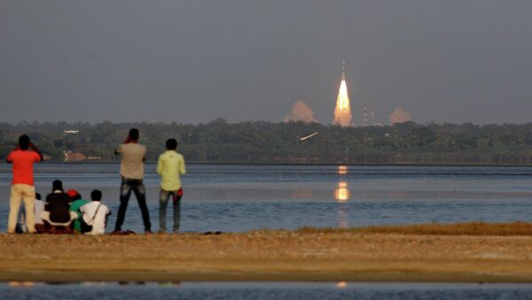 Cohete portador PSLV (archivo) - Sputnik Mundo