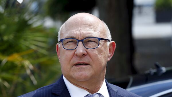 Michel Sapin, ministro de Finanzas de Francia - Sputnik Mundo