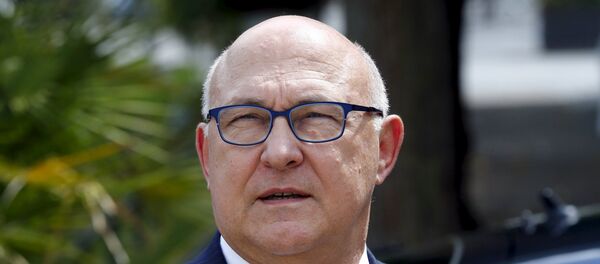 Michel Sapin, ministro de Finanzas de Francia Michel Sapin, ministro de Finanzas de Francia - Sputnik Mundo