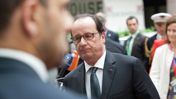 François Hollande, presidente de Francia - Sputnik Mundo