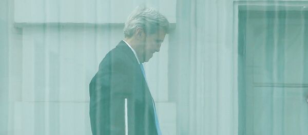 John Kerry, secretario de Estado de EEUU, en Viena John Kerry, secretario de Estado de EEUU, en Viena - Sputnik Mundo