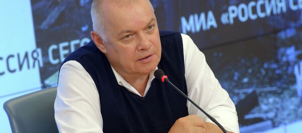 Director general de la agencia de noticias Rossiya Segodnya, Dmitri Kiseliov Director general de la agencia de noticias Rossiya Segodnya, Dmitri Kiseliov - Sputnik Mundo