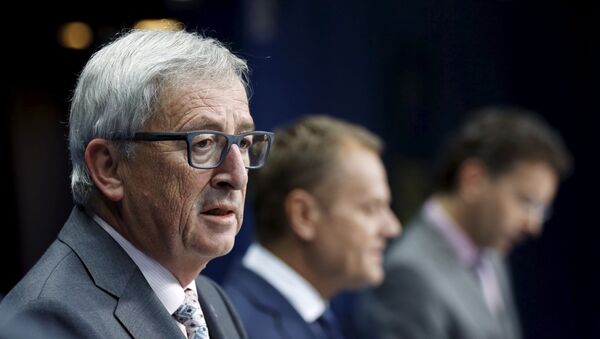 Jean-Claude Juncker, presidente de la Comisión Europea - Sputnik Mundo