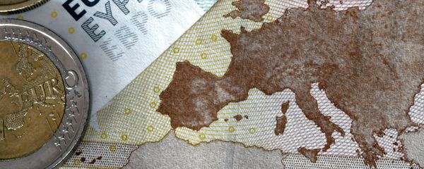 Monedas y billetes de euro - Sputnik Mundo