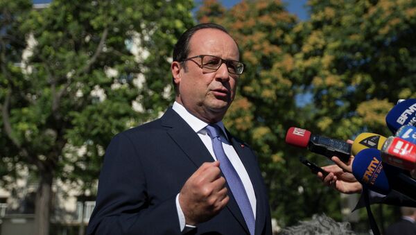 François Hollande, presidente de Francia - Sputnik Mundo