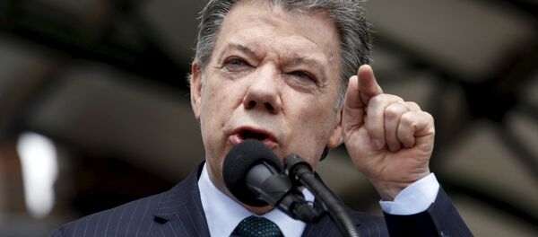 Juan Manuel Santos, presidente de Colombia - Sputnik Mundo
