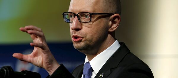 Arseni Yatseniuk, primer ministro de Ucrania, el 13 de julio, 2015 - Sputnik Mundo