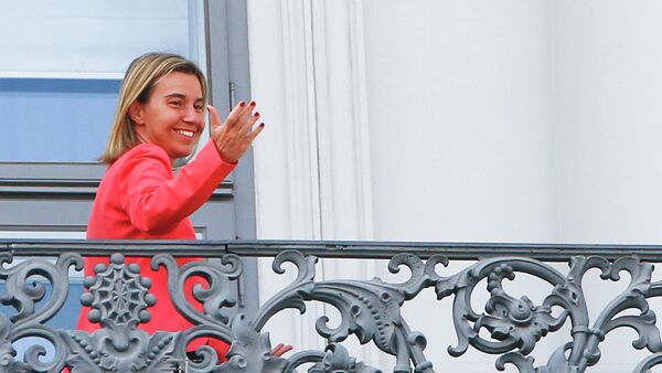 Federica Mogherini - Sputnik Mundo