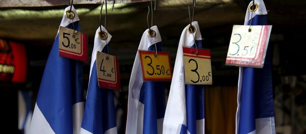 Banderas de Grecia Banderas de Grecia - Sputnik Mundo
