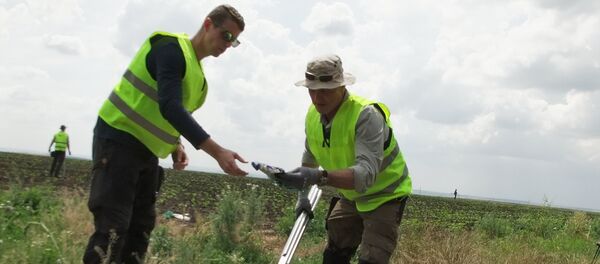 Lugar de la catástrofe del vuelo de MH17 en Ucrania - Sputnik Mundo