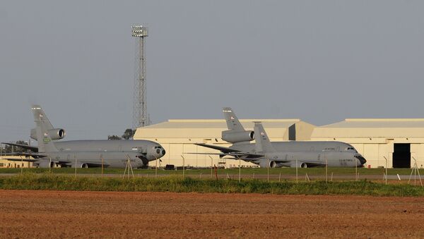 Aviónes militares estadounidenses en la base de Morón de la Frontera (archivo) - Sputnik Mundo