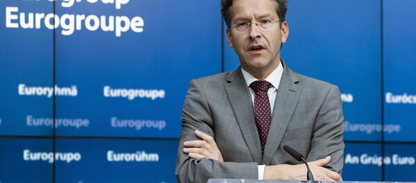 Jeroen Dijsselbloem, presidente de Eurogrupo Jeroen Dijsselbloem, presidente de Eurogrupo - Sputnik Mundo