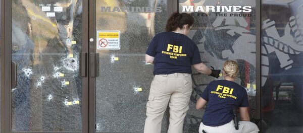 Lugar de tiroteo en Chattanooga - Sputnik Mundo