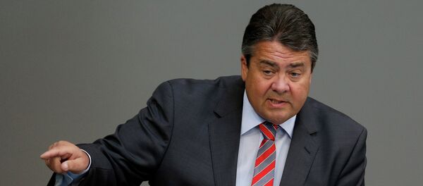 Sigmar Gabriel,  vicecanciller de Alemania - Sputnik Mundo