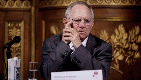 Wolfgang Schäuble, ministro de Finanzas de Alemania - Sputnik Mundo