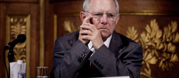 Wolfgang Schäuble, ministro de Finanzas de Alemania - Sputnik Mundo